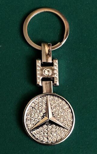 Llavero MERCEDES con cristales de SWAROVSKY