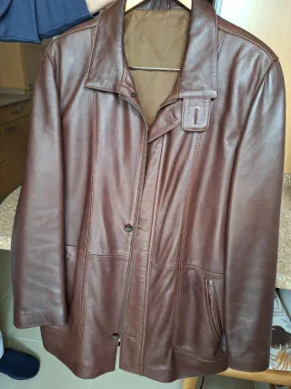 Parka de Piel Marrón