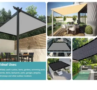 Toldo exterior para patio, jardín, coche