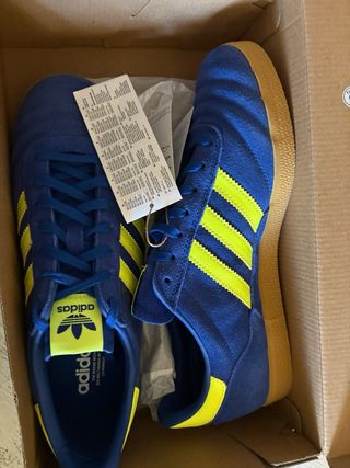 Adidas Gazelle Team Nuevas Azul/Amarillo 