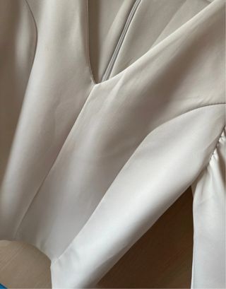 Blusa blanca mangas abullonadas