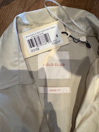 Camisa Polo Club Beige nueva 
