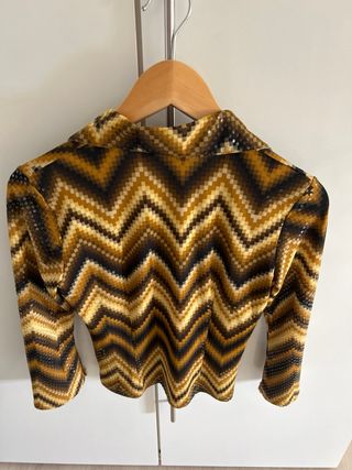 Blusa Mango brillante Talla S