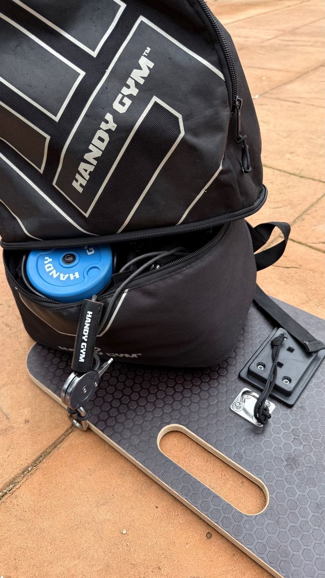 Handy Gym Bolsa y Accesorios muy buen estado