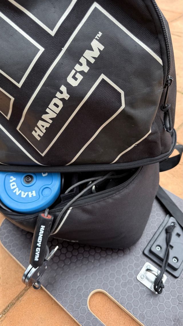Handy Gym Bolsa y Accesorios muy buen estado