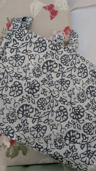 Cortinas de tela con estampado floral