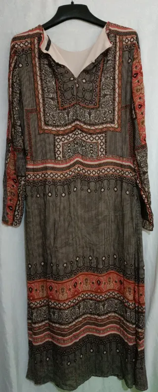 Vestido Zara Estampado Talla L