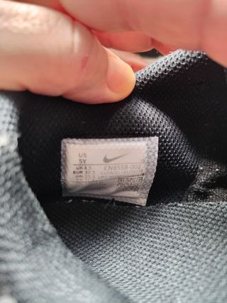 Zapatillas Nike running negras y blancas