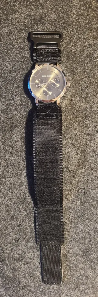 Reloj Mark Maddox Cuarzo Negro/Plateado