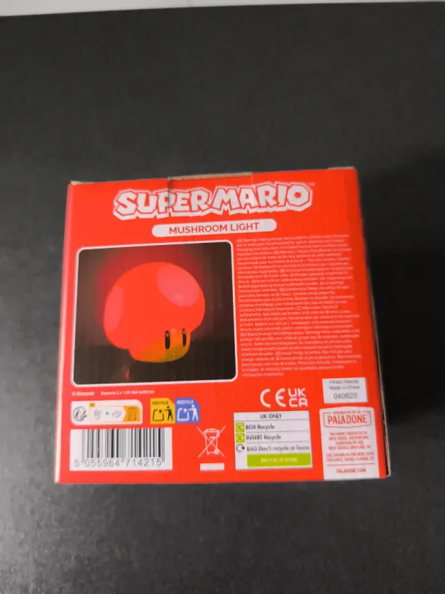 Lampada Fungo Super Mario Paladone