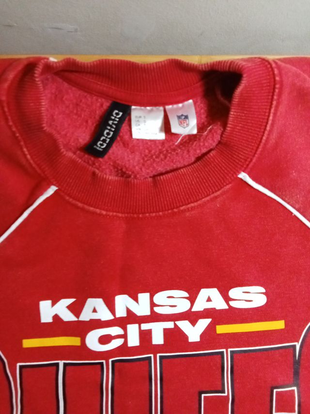 Sudadera Kansas City Chiefs Roja. NFL