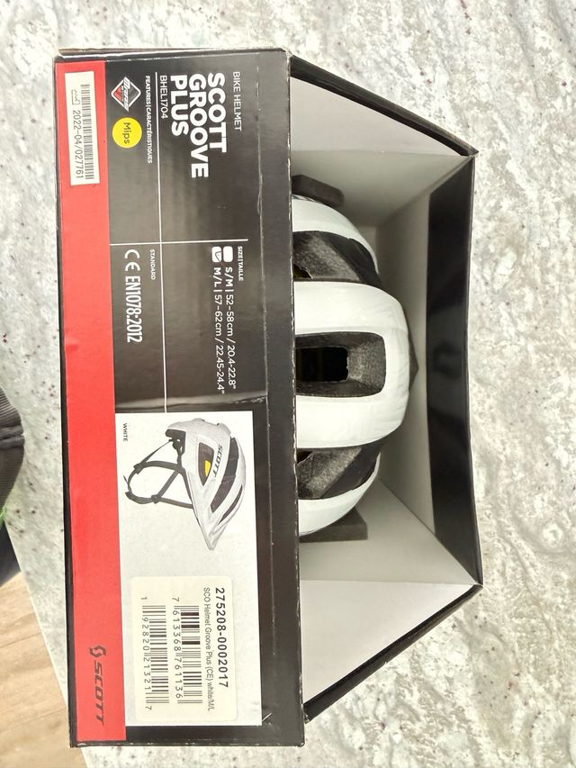 Casco Scott Groove Plus Blanco