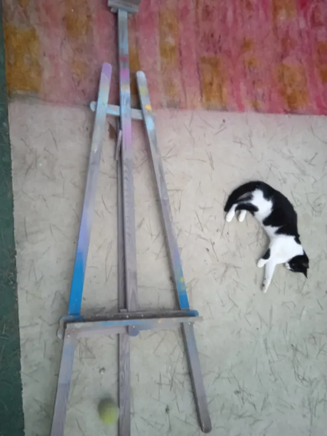 Caballete de pintor madera