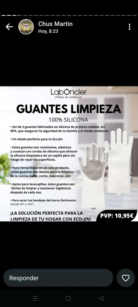 Guantes de Limpieza 100% Silicona