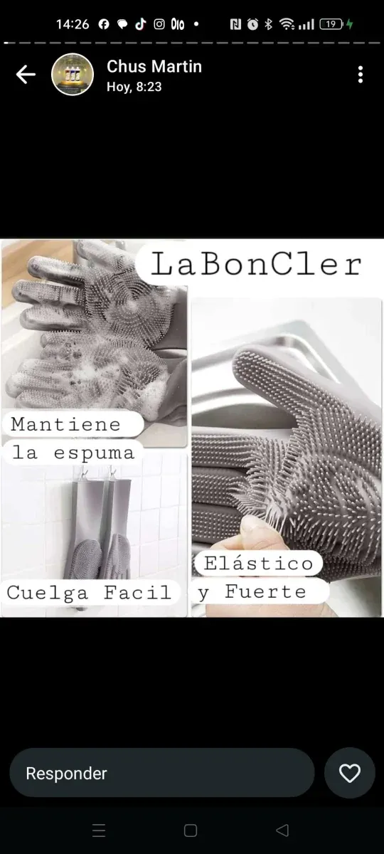 Guantes de Limpieza 100% Silicona