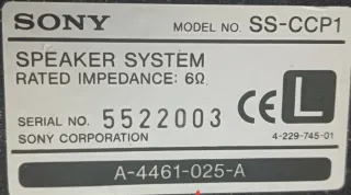 Altavoces Sony (cajas madera)