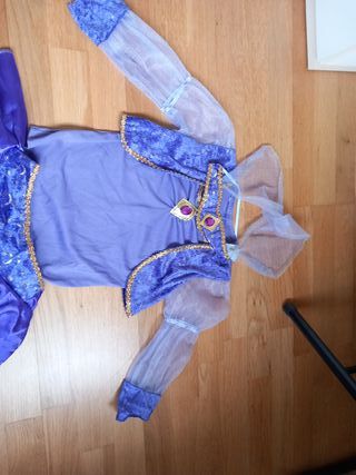 Disfraz bailarina niña morado