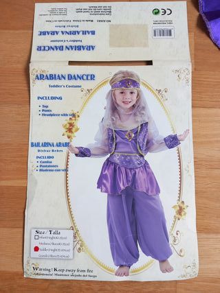 Disfraz bailarina niña morado