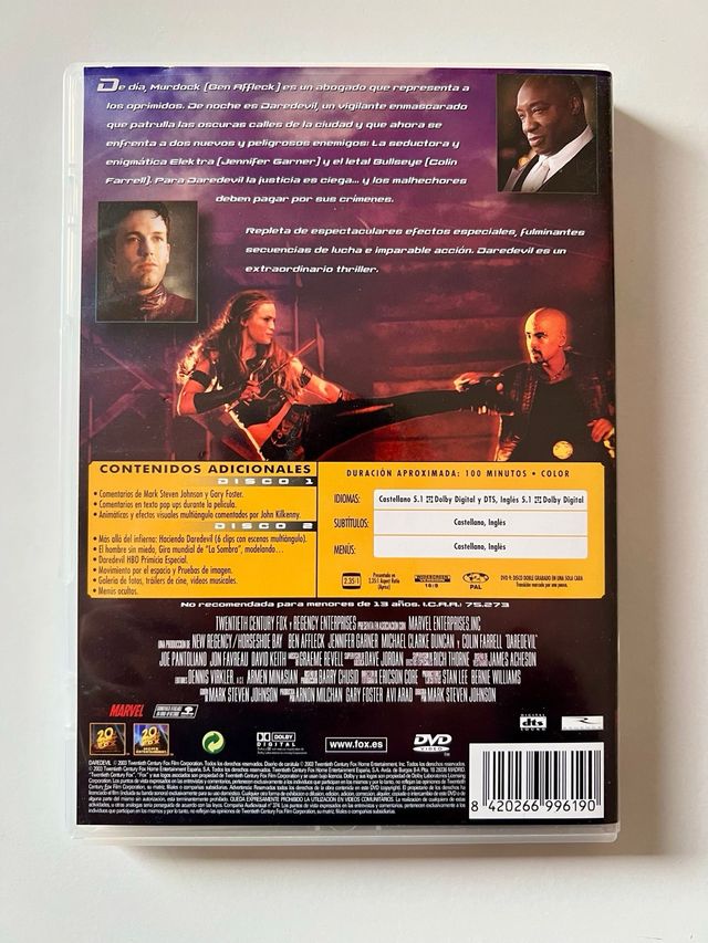 Daredevil (DVD Edición Coleccionista)