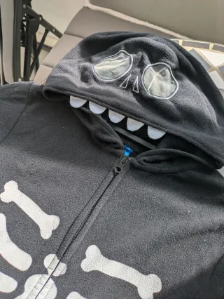 Pijama/Disfraz Esqueleto Talla S