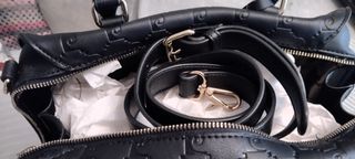 Bolso Pierre Cardin Negro Mujer