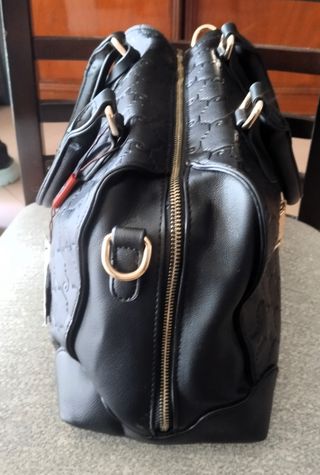 Bolso Pierre Cardin Negro Mujer