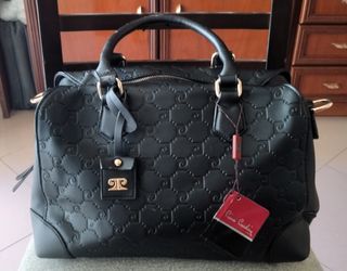 Bolso Pierre Cardin Negro Mujer