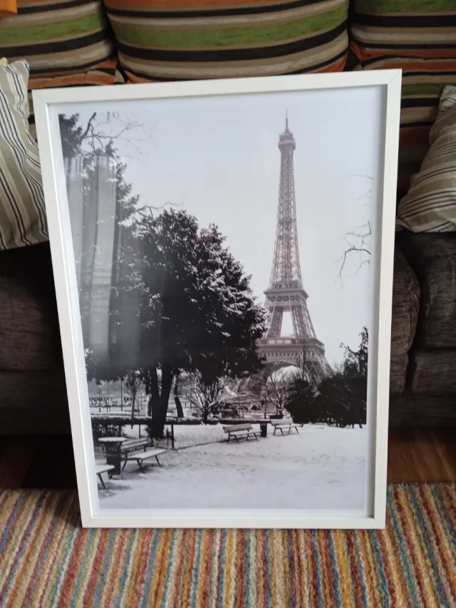 Cuadro Torre Eiffel Invierno