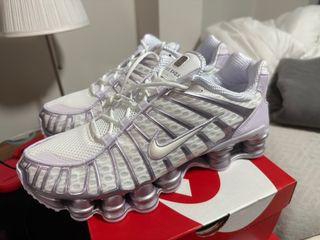 Nike Shox TL Plata y Blanco