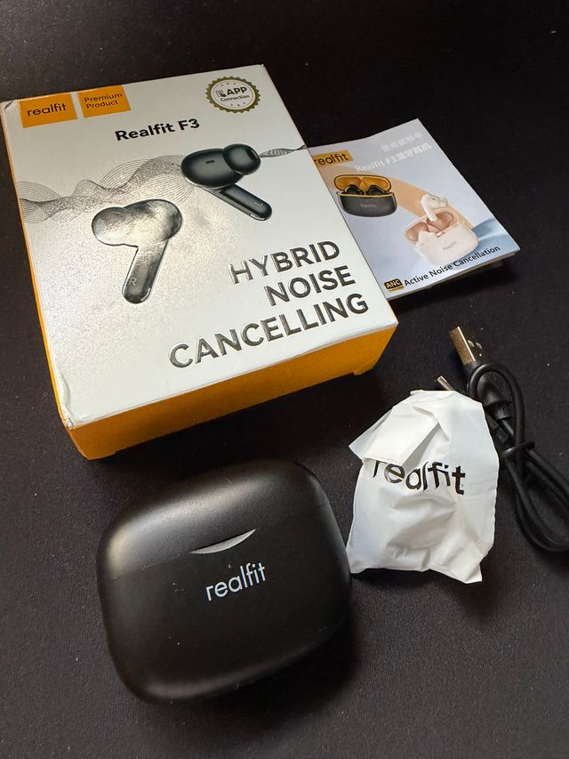 Auriculares Inalámbricos Realfit F3 Negro