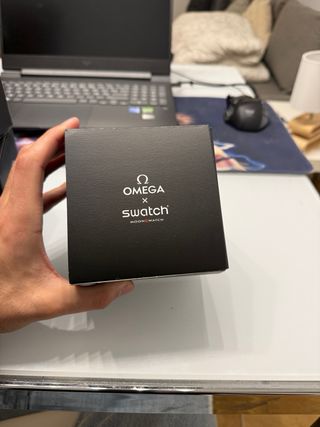 Swatch Omega Mission to the Moon Negro