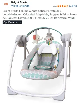 Bright Starts Columpio Automático Portátil