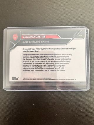 Tarjeta Viktor Gyökeres Topps NOW