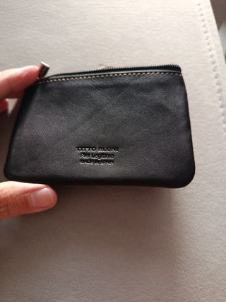 Cartera de piel para hombre