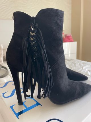 Botines Guess Ante Negro Talla 39