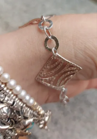 Bracciale Argento 925 bicolore