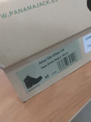 Botas Panama Jack Negras y Azules