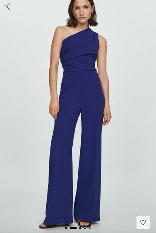 Mono asimétrico azul Mango Talla S