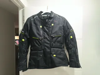 Chaqueta Moto T-SUIT Mujer Negra