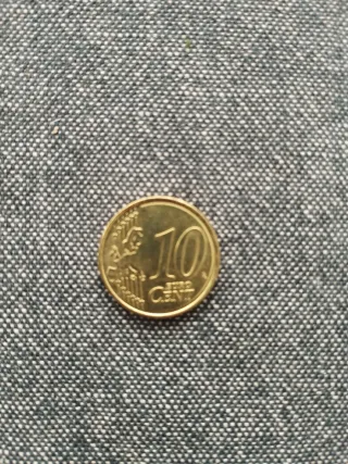 Moneda 10 céntimos Croacia 2025.