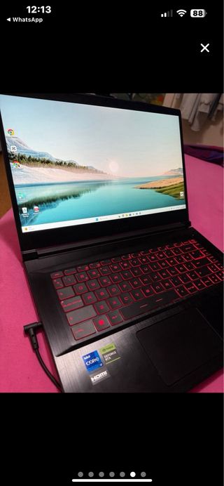 Portátil MSI Negro/Plateado