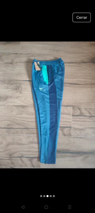 Conjunto deportivo Nike hombre azul/verde