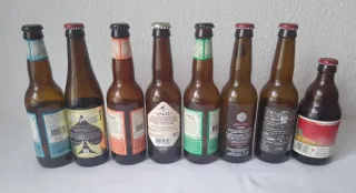 Lotto di 8 bottiglie di birra