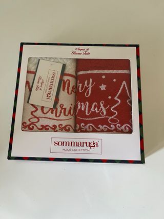 Set 2 strofinacci natalizi Sommaruga