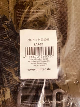 Mochila Miltec Assault Pack Large Negra