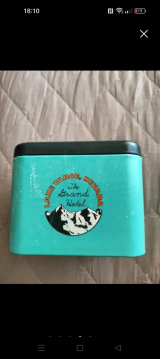 Contenitore in latta Fossil Lake Tahoe Grand Hotel