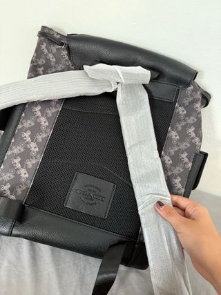 Mochila Coach Hudson Negra y marron