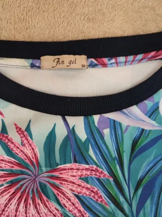 Sudadera estampada floral M