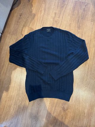 Jersey Massimo Dutti Azul Hombre