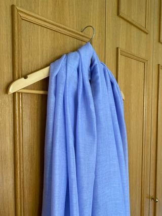 Fular/pañuelo color lavanda de Natura